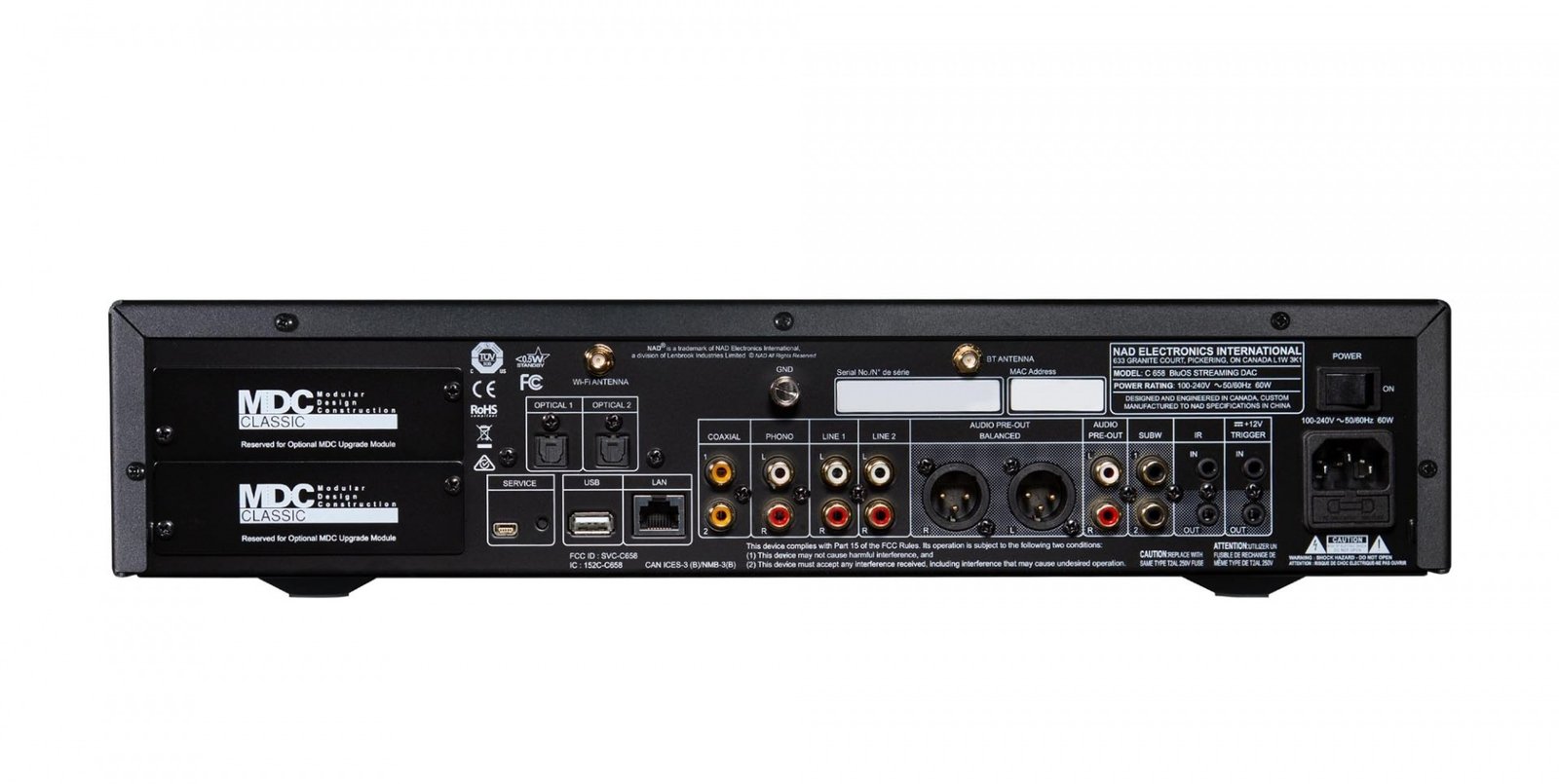 NAD C658 串流DAC/前級:圖片 3